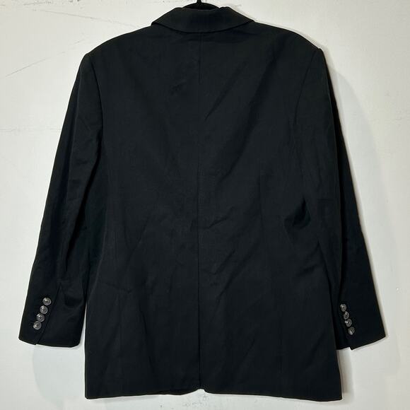 Everlane The 80's Blazer in Black 3 Button Front Long Sleeve Women's Size 6 NWOT - Picture 4 of 12